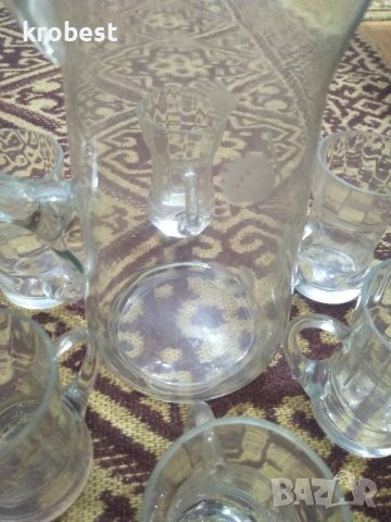 Продавам стъклен ретро сервиз., снимка 5 - Сервизи - 44483662