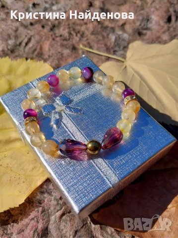 Продавам бижута с естествени камъни , снимка 16 - Гривни - 31536450