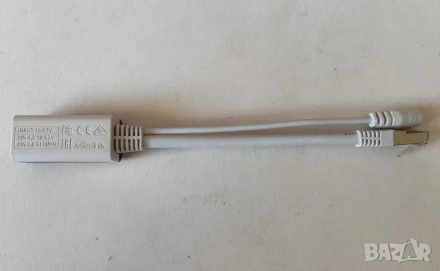 MikroTik Gigabit POE Injector , снимка 4 - Мрежови адаптери - 47496178