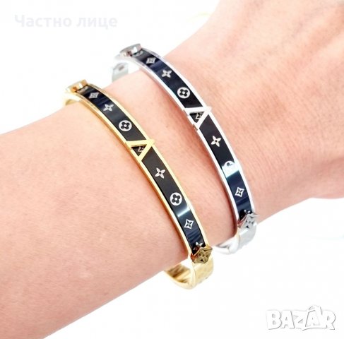 Гривна от медицинска стомана , снимка 2 - Гривни - 39698567