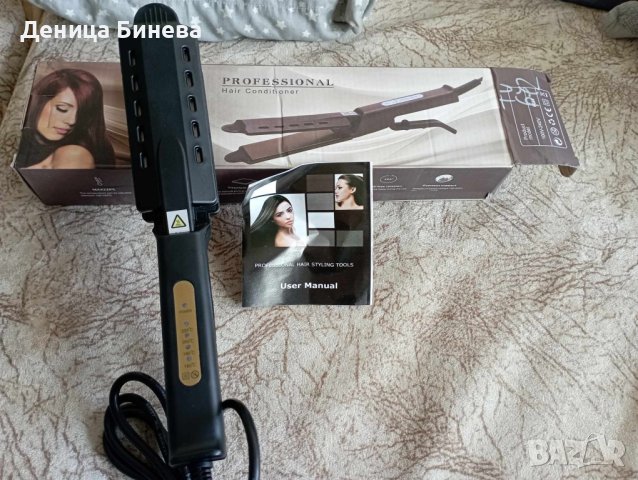 Турмалинова преса за коса, снимка 6 - Преси за коса - 42576599