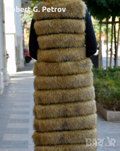 Дълъг дамски зимен елек