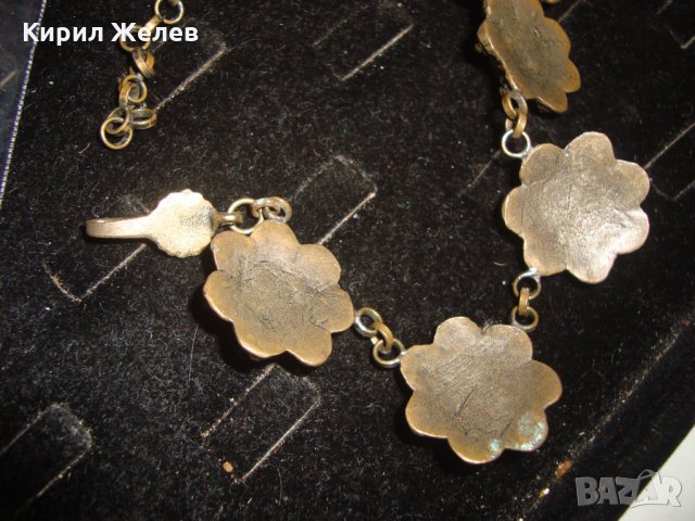 ВЪЗРОЖДЕНСКА БРОНЗОВА ФИЛИГРАННА ОРНАМЕНТИРАНА ОГЪРЛИЦА СТАРА МАЙСТОРСКА РЯДКА ИЗРАБОТКА ЕТНО 17639, снимка 13 - Антикварни и старинни предмети - 31358787