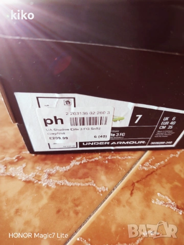 Футболни обувки/бутонки Under Armour - нови ОРИГИНАЛНИ  № 40 , снимка 8 - Футбол - 54171304