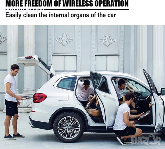 Прахосмукачка за кола и за вкъщи с батерии Digital One SP00898 Малка, преносима, 2in1 с допълнителни, снимка 7 - Други стоки за дома - 42775714