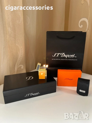 S.T. Dupont Cohiba Gatsby 2003 – запалка с 2 пламъка, пълен комплект, снимка 7 - Запалки - 53891359