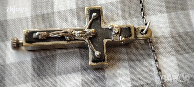  ВИСУЛКА КРЪСТ ЕНКОЛПИОН, снимка 6 - Антикварни и старинни предмети - 49088931