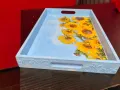 Поднос направен с декупаж , снимка 2