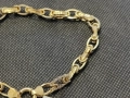 Златна мъжка гривна НАМАЧКАНА 6.1гр-14к, снимка 2