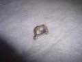 МАЛКА СРЕБЪРНА СКЪПОЦЕННА ОБЕЦА СРЕБРО 925 АНГЛИЯ с ЭАСЕТИРАНИ ЦИРКОНЧЕТА 28790, снимка 8