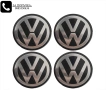 Алуминиеви стикери 60мм за тасове / за капачки за джанти / за Volkswagen VW Волксваген автоаксесоари, снимка 1