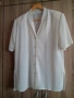 Дамска бяла риза къс ръкав № 48, снимка 1