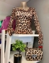 блуза с леопардов принт , снимка 1
