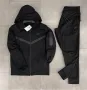 Мъжки екип Nike Tech Fleece Black, снимка 1