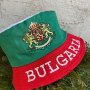 трикольорна  шапка в цветовете на българското знаме с бродиран герб