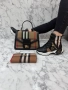 Burberry Дамски Комплект Маратонки Чанта И Портмоне Бърбъри - Налични Различни Цветове Код SK319, снимка 4