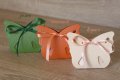 Кутийка за малки подаръчета Пеперуда - за рожден ден кръщене сватба бебешко парти - от перлен картон, снимка 7