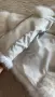 Бяло пухено яке fur coat , снимка 8