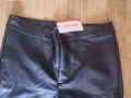 Черен кожен панталон, снимка 3