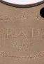 Дизайнерска Prada/Прада канвас чанта от канвас цвят на зелена маслина, снимка 5