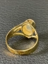 Златен пръстен Ахат чисто нов Gold 14K 585 prasten zlaten , снимка 8