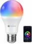 8W, 800LM Smart Wi-Fi RGB LED Light Bulb, 2800K-6200K, Alexa, Google Home, снимка 1 - Крушки - 33734173