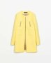 дамско сако палто блейзър блейзер жълто Zara