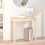 vidaXL Конзолна маса 80x40x75 см борово дърво масив, снимка 3