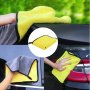 Микрофибърна кърпа за подсушаване на кола полиране абсорбираща двустранна, снимка 1 - Аксесоари и консумативи - 30004983
