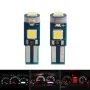Нова Супер ярка T5 Led крушка 3SMD 3030 светлина Лампа за арматурното табло на кола индикатор, снимка 5