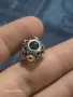 Оригинален сребърен талисман Pandora с дизайн на плетеница и малко сърце с надпис Love You. Аксесоар, снимка 2