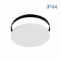 LED плафон за баня, тераса, таван - влагоустойчив с черен ринг, снимка 4