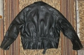 Кожено мото яке тип рокерско (рокерия) от естествена кожа, снимка 2