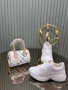 Louis Vuitton Комплект Дамски Маратонки + Чанта - Налични Различни Модели Код SK380, снимка 4
