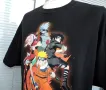 Naruto Squad 7 Manga Series Character Logo Black Tee T-shirt Mens Size XL/XXL , снимка 11