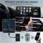 НОВ Безжичен адаптер, съвместим с Android Auto за автомобили, черен, снимка 4