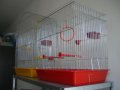 Клетка за  птици  средна L  плосък покрив за 1 или няколко броя птици (папагали) , снимка 3