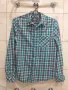 H&M памучна карирана риза за момче, размер 146 см., снимка 1