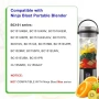 Нова Резервна чаша 530 мл за Ninja Blast Portable Blender с капак за блендер Нинджа, снимка 2