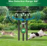 Techune® Animal Repeller 360 градуса слънчев ултразвуков репелент за  открито за домашни любимци, снимка 6