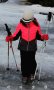 Нов полар за момиче 7-8г., 128см и ски маска/очила , снимка 2