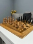 Голям антикварен шах (50 х 50см.), снимка 2