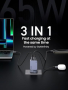 Ново UGREEN Nexode Pro 65W: Бързо 3-Портово USB C Зарядно, снимка 3