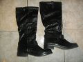 №40-Дамски Екокожа-Високи 43 см-Ботуши-Есен-Зима-Почти Нови-Отлични, снимка 2