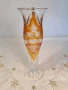 двуцветна кристална ваза Bohemia , снимка 1