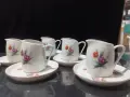 Стар български порцелан сервиз за вино , снимка 5