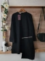 официална черна асиметрична туника , снимка 3