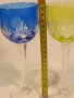 Две немски тънкостенни кристални чаши, снимка 2