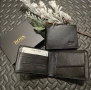 мъжки ръчно изработени портмонета от естествена кожа hugo boss emporio armani , снимка 1