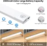 Кухненски лампи под шкафа 4 бр, 20 см, 2000mAh, 40 LED, USB-C, снимка 2